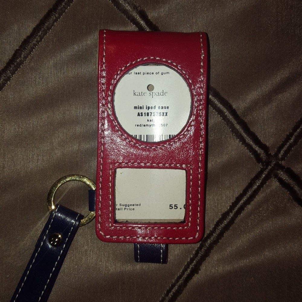 kate spade Red and Navy Mini iPod Case